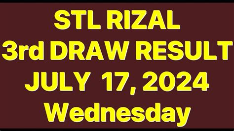stl rizal result today 8pm|STL RESULTS TODAY .